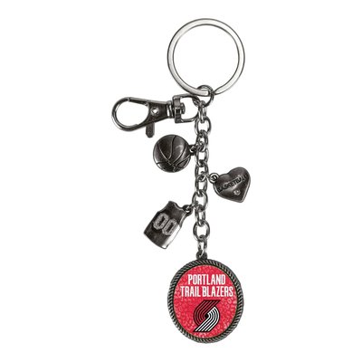 Portland Trail Blazers Sparo Charm Key Ring