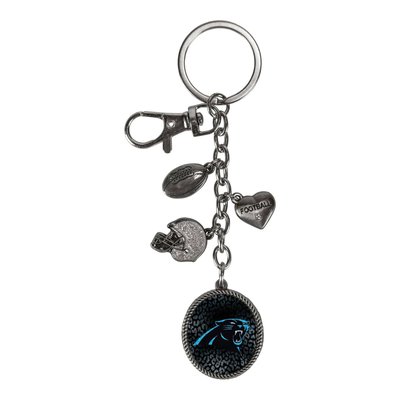 Carolina Panthers Charm Key Ring