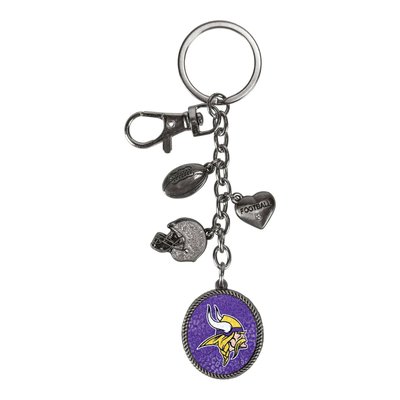 Minnesota Vikings Sparo Charm Key Ring