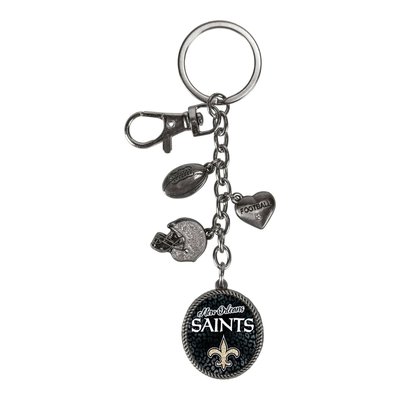 New Orleans Saints Sparo Charm Key Ring