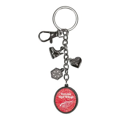 Detroit Red Wings Charm Key Ring