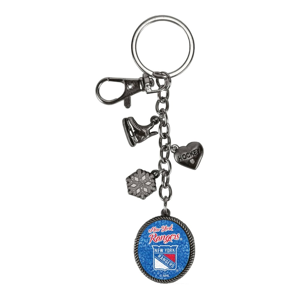 NY Rangers Sparo Charm Key Ring