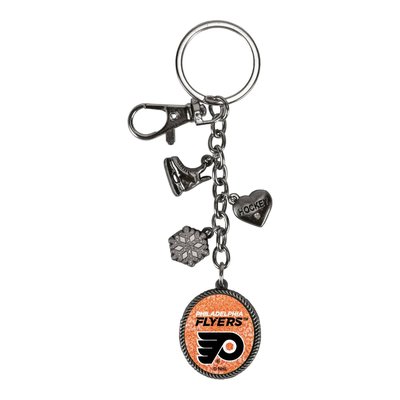 Philadelphia Flyers Sparo Charm Key Ring
