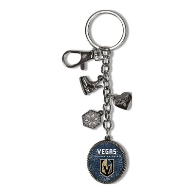 Vegas Golden Knights Charm Key Ring