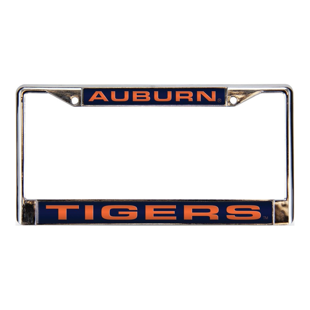 Auburn University Blue Chrome License Plate Frame