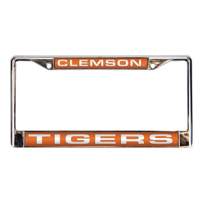 Clemson Tigers Chrome Acrylic License Plate Frame