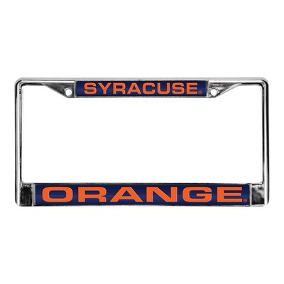 Syracuse U Blue Chrome Acrylic License Plate Frame
