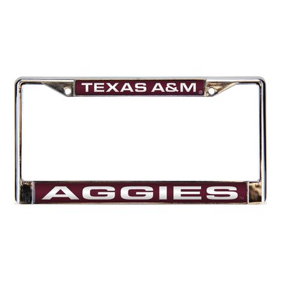Texas A&M Red Chrome License Plate Frame
