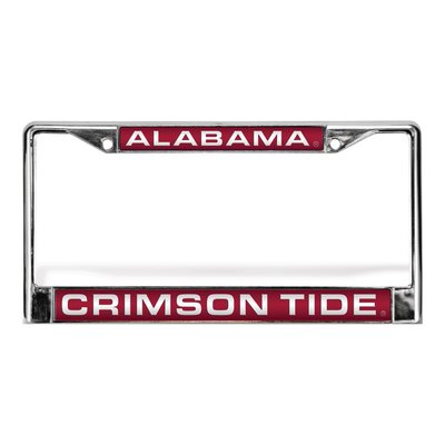 University of Alabama Chrome License Plate Frame