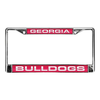 University of Georgia Red Chrome License Plate Frame