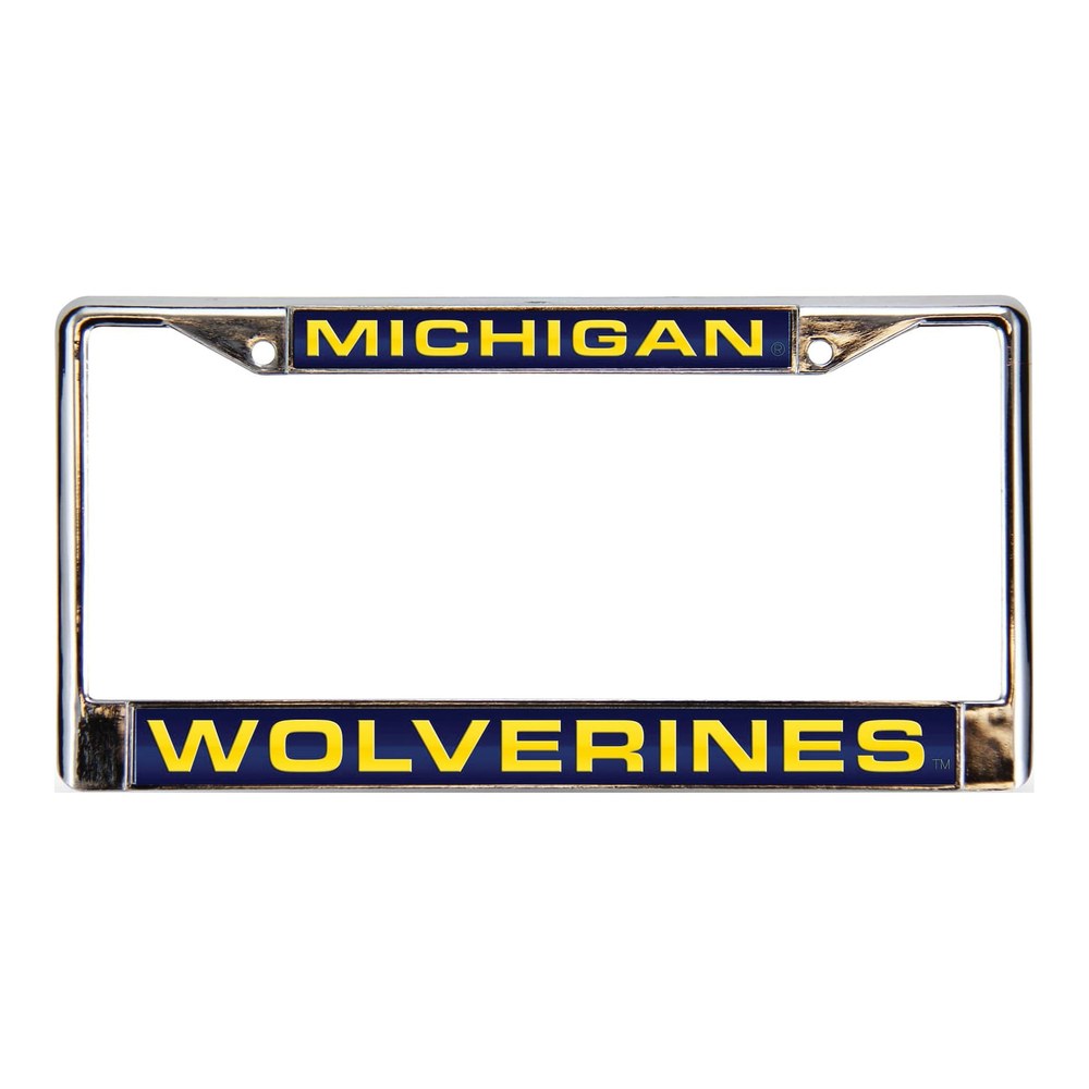 University of Michigan Chrome License Plate Frame