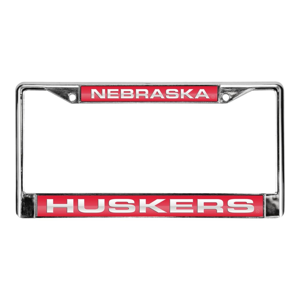 University of Nebraska Chrome License Plate Frame