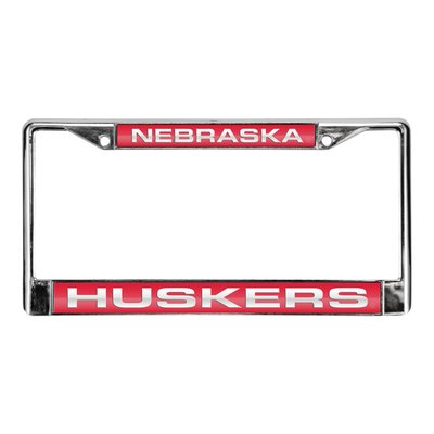 University of Nebraska Chrome License Plate Frame