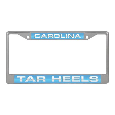 UNC Tar Heels Chrome Acrylic License Plate Frame