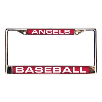 LA Angels Red Laser Chrome License Plate Frame
