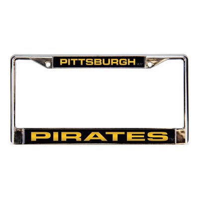 Pittsburgh Pirates Black Acrylic License Plate Frame