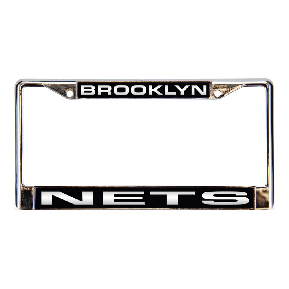 Brooklyn Nets Chrome Acrylic License Plate Frame