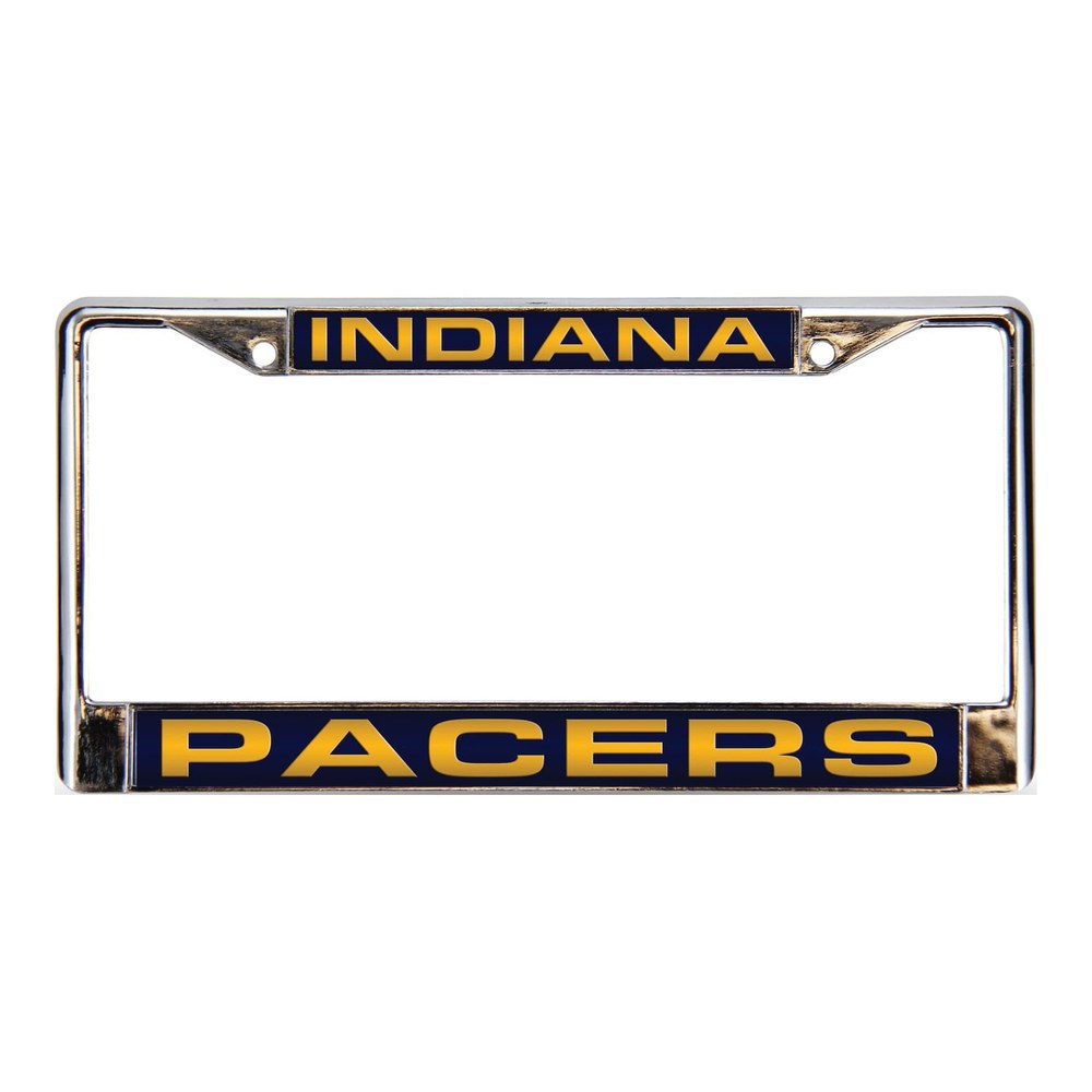 Indiana Pacers Laser Chrome License Plate Frame