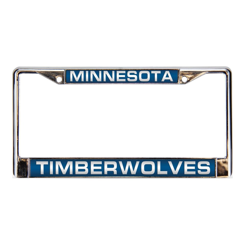 Minnesota Timberwolves Blue Chrome License Plate Frame