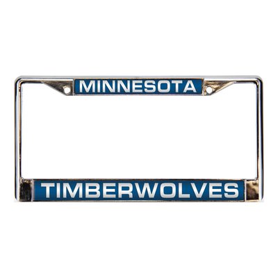 Minnesota Timberwolves Blue Chrome License Plate Frame