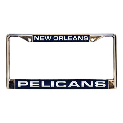 NBA New Orleans Pelicans Laser Chrome License Frame