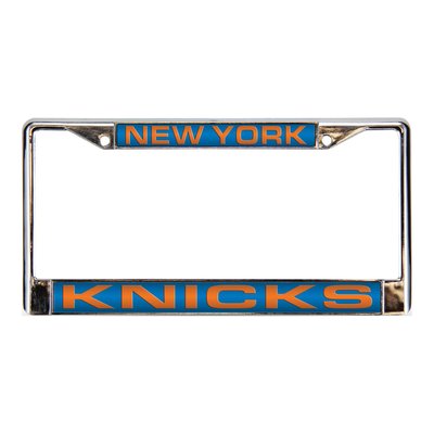 NBA New York Knicks Chrome License Plate Frame