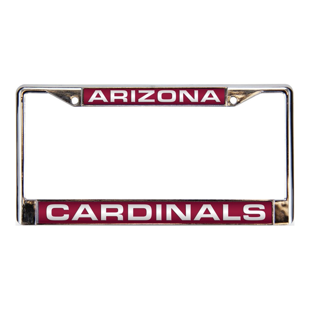 Arizona Cardinals Red Chrome Acrylic License Frame