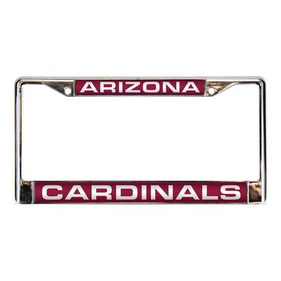 Arizona Cardinals Red Chrome Acrylic License Frame