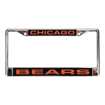 Chicago Bears Laser Chrome License Plate Frame