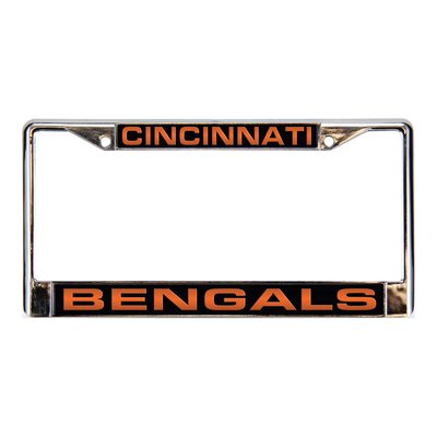 Cincinnati Bengals Black Acrylic License Plate Frame