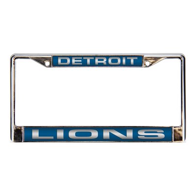 Detroit Lions Chrome Acrylic License Plate Frame