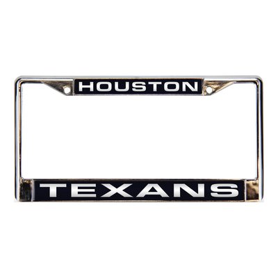 Houston Texans Laser Chrome License Plate Frame