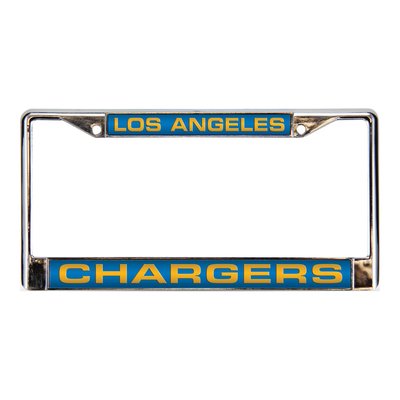 LA Chargers Laser Chrome License Plate Frame