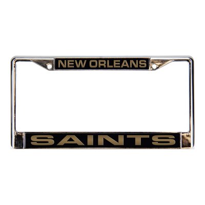 New Orleans Saints Acrylic License Plate Frame