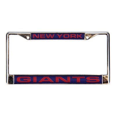 NY Giants Blue Chrome Acrylic License Plate Frame
