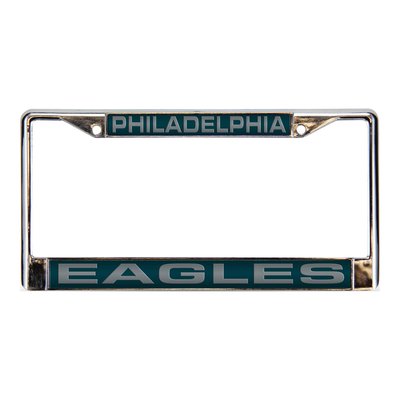 Philadelphia Eagles Green Chrome License Plate Frame