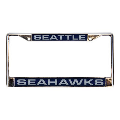 Seattle Seahawks Laser Chrome License Plate Frame
