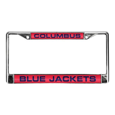 NHL Columbus Blue Jackets Laser Chrome License Frame