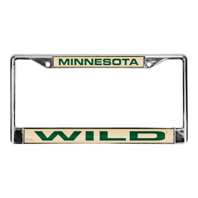 Minnesota Wild Laser Chrome License Plate Frame
