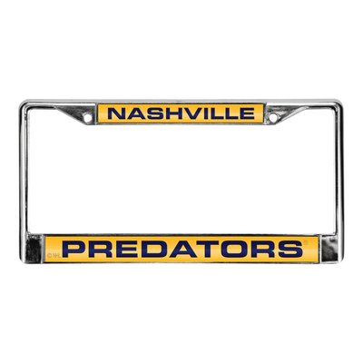 Nashville Predators Laser Chrome License Plate Frame