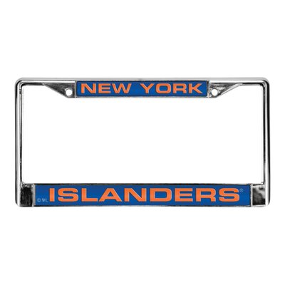 NY Islanders Laser Chrome License Plate Frame