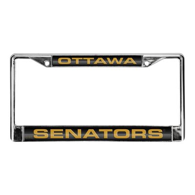 Ottawa Senators Chrome Acrylic License Plate Frame