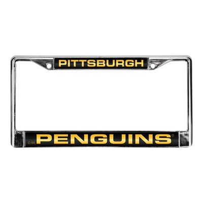 Pittsburgh Penguins Laser Chrome License Plate Frame