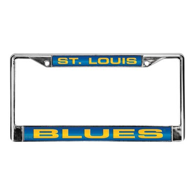 St. Louis Blues Chrome Acrylic License Plate Frame