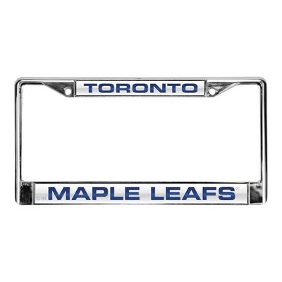 NHL Toronto Maple Leafs Chrome Frame License Plate