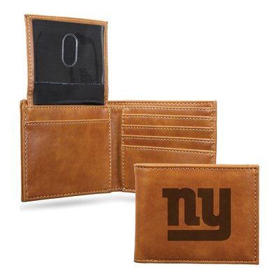 NY Giants Faux Leather Bi-Fold Wallet