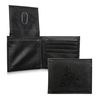 NHL Arizona Coyotes Black Bi-fold Wallet