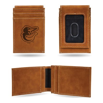 MLB Baltimore Orioles Brown Faux Leather Wallet