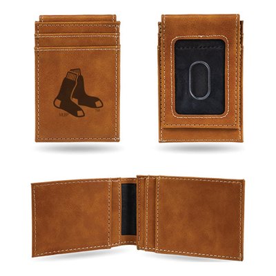 Boston Red Sox Faux Leather Front Pocket Wallet