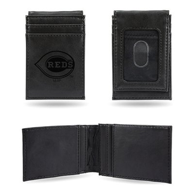 Cincinnati Reds Faux Leather Front Pocket Wallet